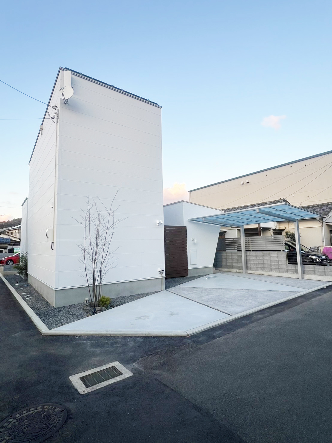 シンプルモダンな外構